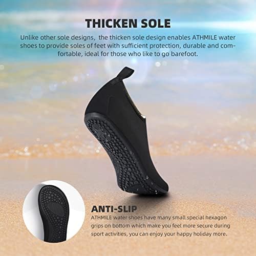 Sapatos de água para homens homens secos rápidos meias aqua swim praia de ioga descalça de ioga desgaste acessórios