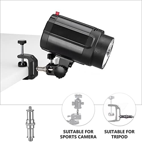 Solustre Plug Adapter Suporte de lanterna Metal Stand to Light Light Converter Introdução de parafuso Pole