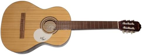 Donald Fagen assinou autógrafo em tamanho grande violão Fender Guitar B W/ James Spence Autenticação JSA Coa - Steely