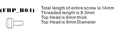 Redonda de encadernação de encadernação frontal de cobre da cabeça redonda - métrica m4 - versão 4