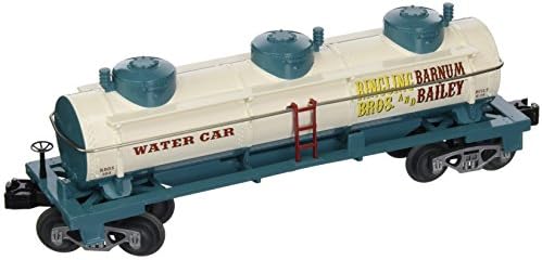 Bachmann Industries Ringling Bros. e Barnum & Bailey 3-Dome Water Tank Car 103 O trem em escala