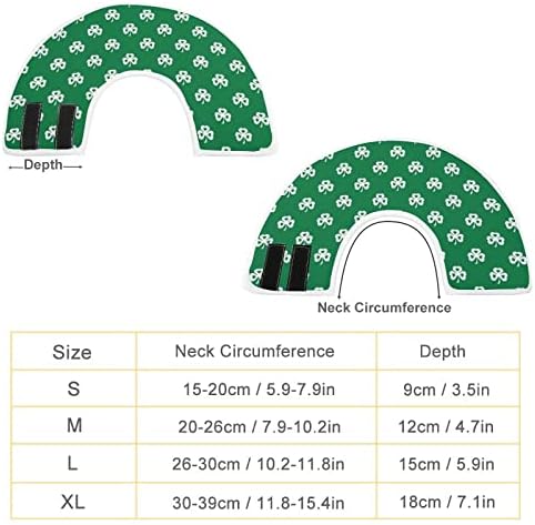 St. Patrick's Shamrock Pattern Dog Cone Collar