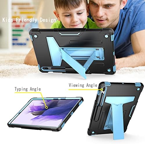 Tablet PC Caixa de caixa compatível com Samsung Galaxy Tab S8 Plus/S7 Plus Caso 12,4 polegadas SM-X800/X806 SM-T970/T975/T976,