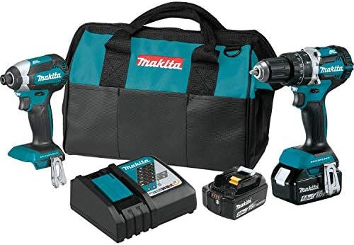 Makita XT269T 18V LXT Lithium-Ion Ionless sem fio 2 pc. Kit combinado, xph12z, xdt13z, bolsa com xss02z de 18 volts lxt-íons de