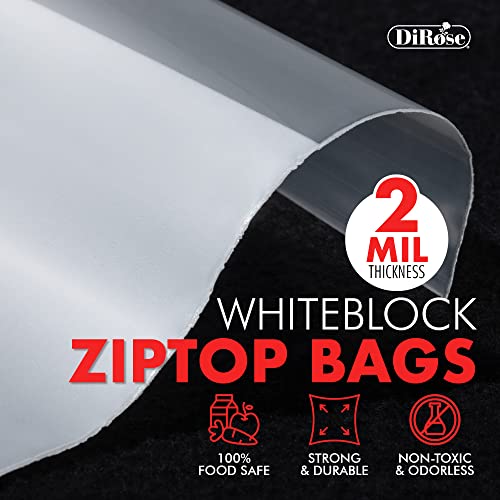 Sacos de Top Poly Zip Reclosable Dirose - 3 x 5, 2 mil - sacos de ziplock de plástico - sacos plásticos selvagens com zíper - saquinhos