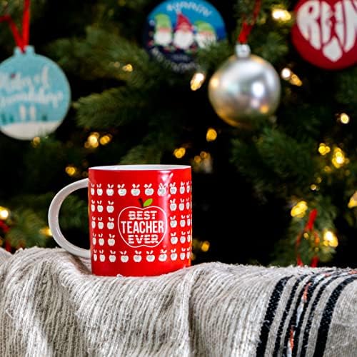 Caneca de café de porcelana em casa Soleil | Melhor professor de todos os tempos