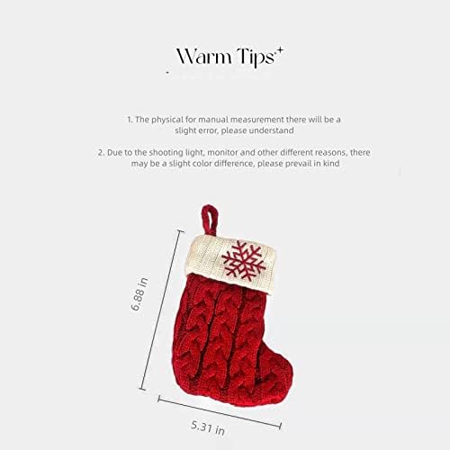 4pcs ， meias de natal Ano Novo Cor clássica personalizada, durável e quente Mantel de Natal grande pendurado para férias em família