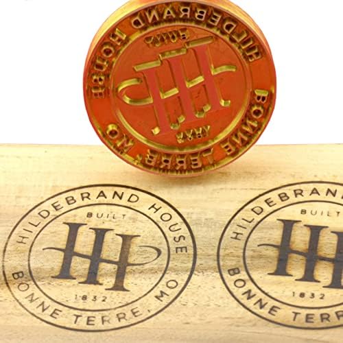 Ferro de branding personalizado para madeira, carimbo de calor de couro personalizado para carteira, couro, madeira para presente