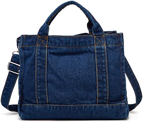 Bolsas de lona hobo para mulheres sacolas crossbody de jeans de verão casual portátil bolsas de pano feminino versátil