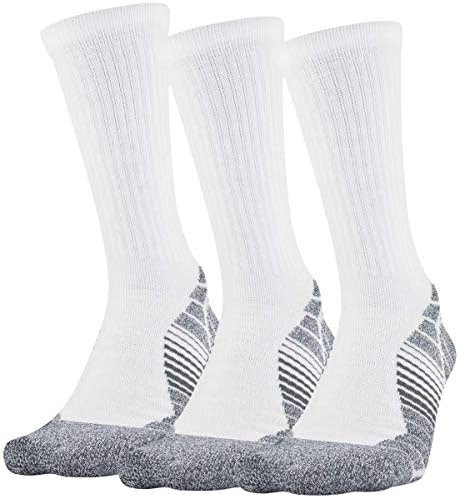 Under Armour Unissex-Adults Performance Crew Meocks, 3 pares