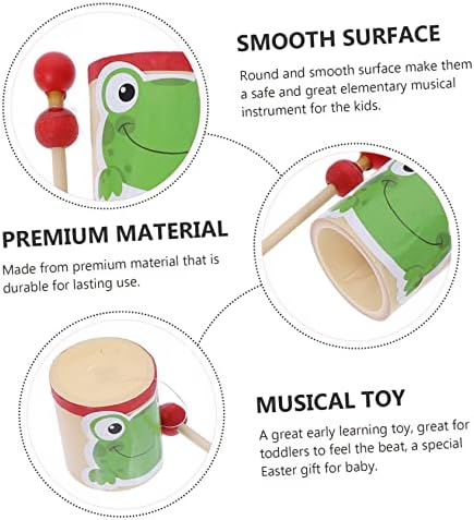 Toyandona 3pcs sapo brinquedo intelectual infantil playas de ar livre de treinar manuseio de brinquedos adoráveis ​​agitando