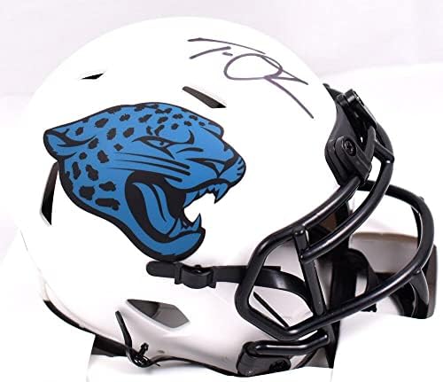 Trevor Lawrence assinou Jacksonville Jaguars Lunar Speed ​​Mini Capacete - Fanáticos - Mini Capacetes Autografados da NFL