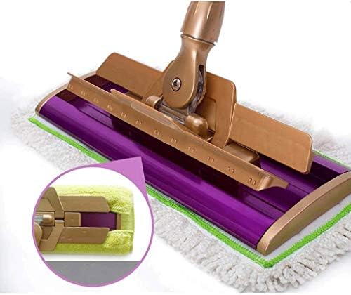 MOP Purple Mop Broom, Microfibra Profissional Microfibra para madeira, laminada, limpeza de piso de telha, alça telescópica