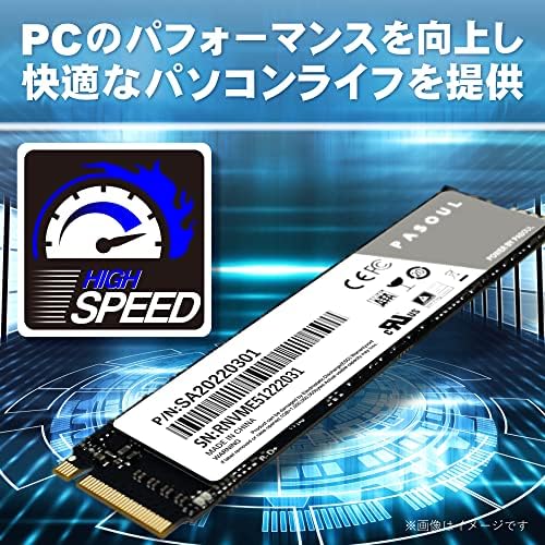 Pasoul SSD 1TB NVME M.2 2280 PCIE GEN 3.0 X2 3D TLC Power Saving até 2000MB/S Write 1200MB PAMNVMEM2-1TB