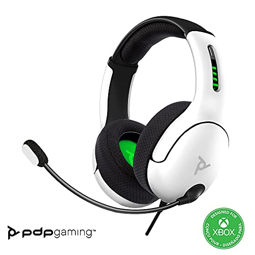 PDP Gaming LVL50 Wired Stereo Gaming Headset: White - Xbox Series X | S, Xbox One, Xbox