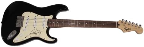 Gary Clark Jr assinou autógrafo em tamanho real Black Fender Stratocaster Guitar Cent