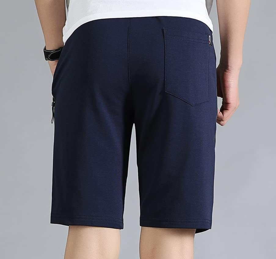 Rosiika Big Boy's Youth Casual Shorts Summer algodão de algodão shorts com bolsos com zíper