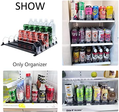 Soda CAN Organizer para Glide de Fusor Automático da Glide, 12 onças de 20 onças de 20 onças de 20 onças de bebidas