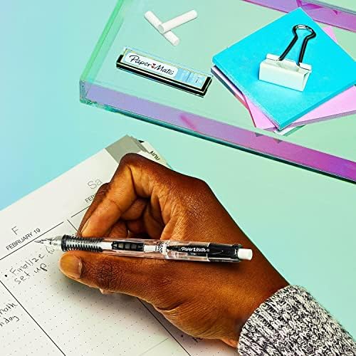 Paper Mate 34666pp Clear Point Mechanical Lápis Conjunto de partida, 0,5 mm, Retorizado aleatoriamente, 2/Set