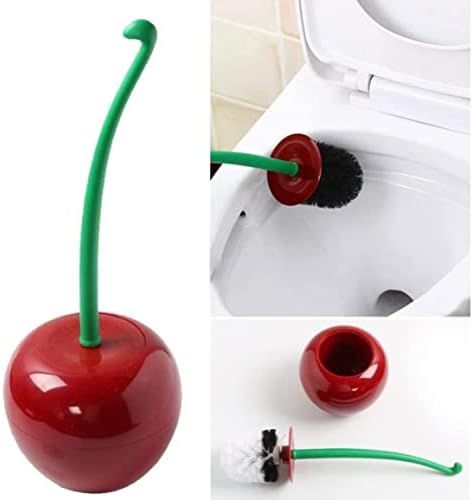 Escovas de cerejeira, escovas de vaso sanitário, escova de vaso sanitário em forma de cerejeira com suporte, escova limpa