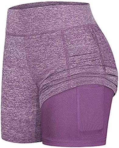 Zl Geqinai Saias de tênis para mulheres com bolsos shorts internos de golfe esportes atléticos correndo shorts de treino esportivo