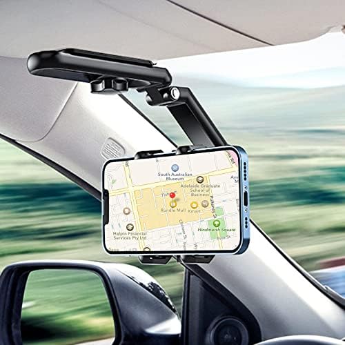 Suporte de telefone de carro spot Spot para viseira solar de carro, montagem por telefone para carro com ajuste de ajuste de