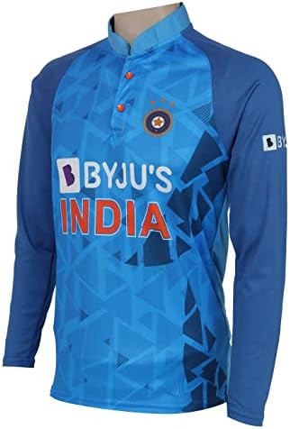 KD Cricket India Jersey Manga completa T20 Fan Support Jersey Cricket Uniform 2022-2023