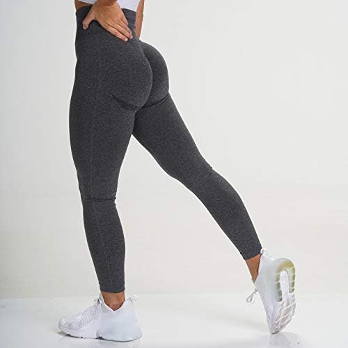 Color Sports Yoga Running Fitness Calças de cintura alta Hip-Lifting Feminino Calças de ioga de ioga para mulheres petite