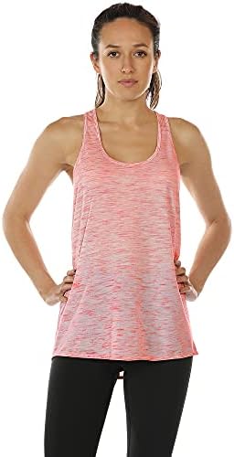 Camisas de tanques de treino de gelo para mulheres - Exercício atlético Tops de ginástica de ioga, tanque de músculo feminino