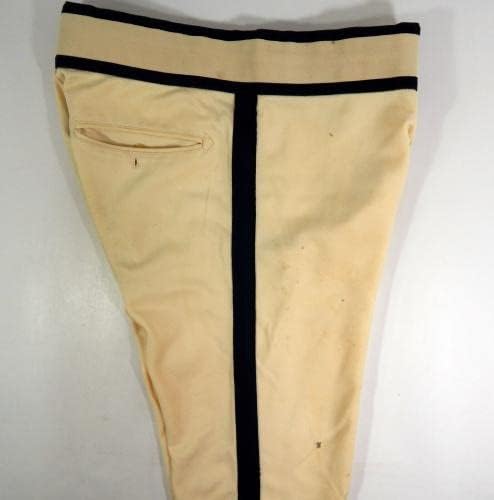 1987 Houston Astros Stretch Suba jogo usado calças brancas 36 DP36448 - Jogo usado calças MLB