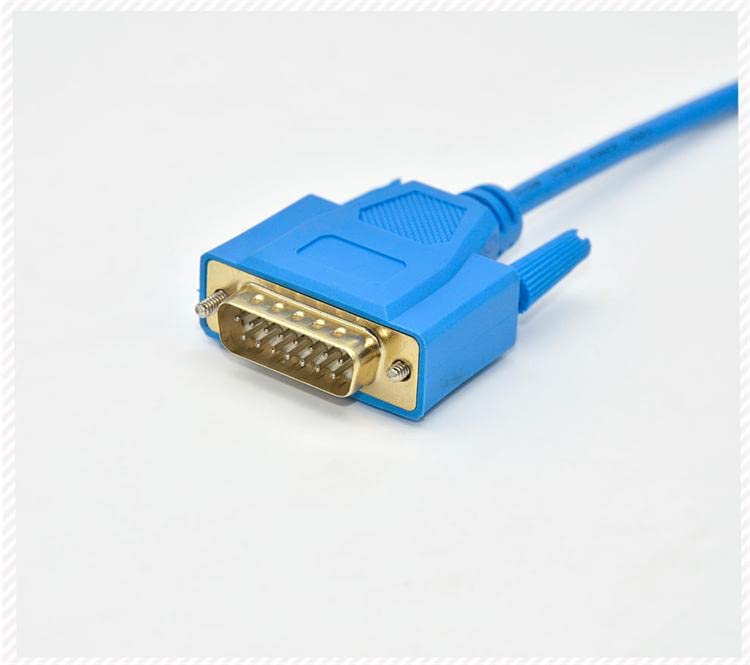 Aplicável PC-TTY PLC Programação Cabo S5 Dados de comunicação Download Cable Blue Gold Plated versão 3M