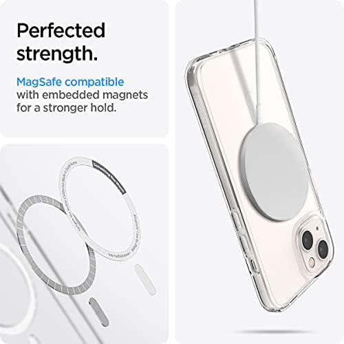 Spigen Ultra Hybrid Mag compatível com MagSafe projetado para iPhone 13 Mini Case - White