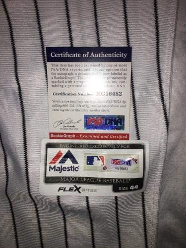 Estevan Florial assinou o New York Yankees Jersey Top Prospect PSA/DNA - camisas MLB autografadas