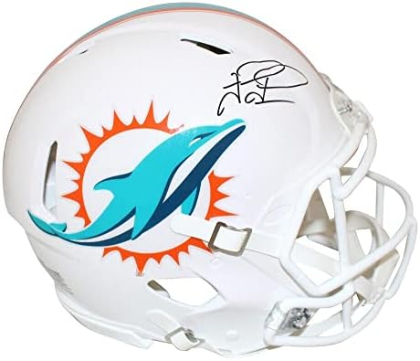 Tua Tagovailoa autografou Miami Dolphins Authentic Speed ​​Helmet Fan 27998 - Capacetes NFL autografados