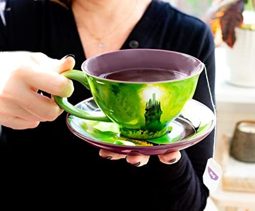 Disney Villains Maleficent Ceramic Cheapp and Sucuer | Tea Party set para café, café expresso, mocha