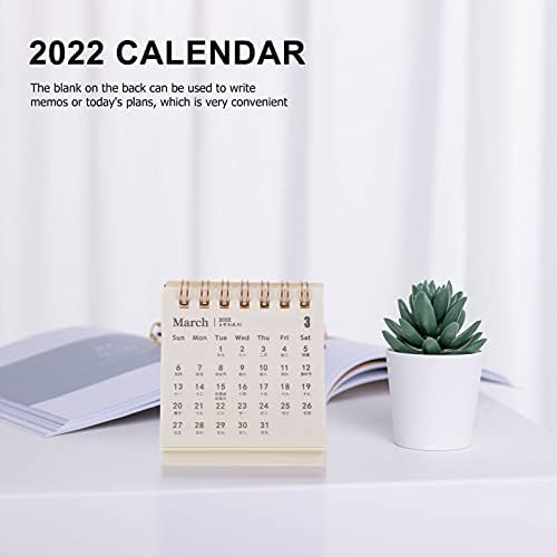 Refrigerador magnético do calendário de nuobestim 2021-2022 Calendário de flip 1pcs 3. 1 calendário de mesa de mesa