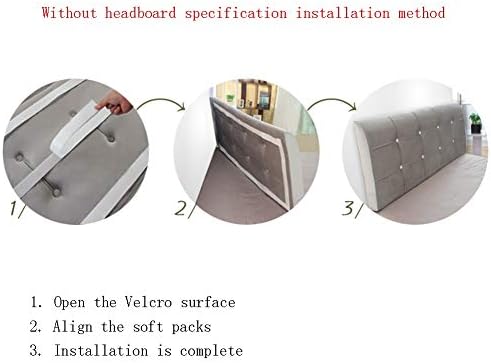 Pengfei Backrest Backrest Cushion Wall estofado enchimento de esponja recheio macio e confortável removível, 4 cores,