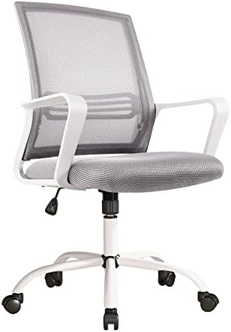 Cadeira de mesa, cadeira de escritório malha, ergonômica em casa cadeira de mesa giratória cadeira de tarefa ajustável Cadeiras