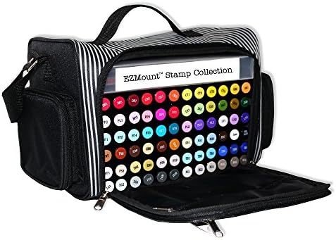 Bolsa de viagem de armazenamento pequeno de companheiro de Crafter, preto/branco