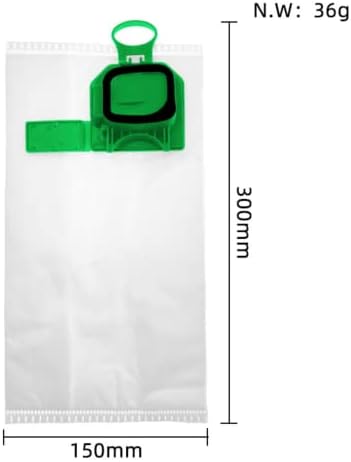 Luxuypon Reftermable Dust Dust Dust Bag Kit Compatível com Vorwerk VK140 VK150 PEDIÇÕES DE LIMPOR DE ASSURA ENTRADA