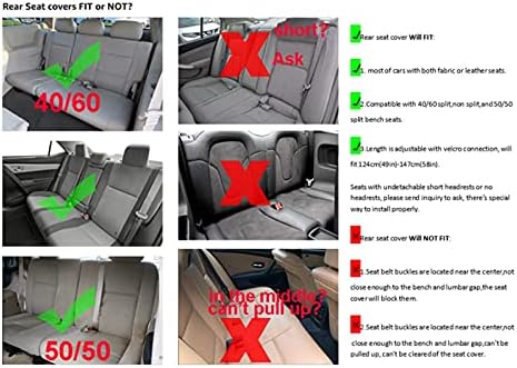 Capas de assento de carro Maidao compatíveis com Mercedes GLE All Weather Comfort Cozes Seat almofadas de assento para