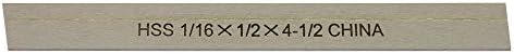 Littlemachineshop.com Torno de metal Toolas de alta velocidade Lata de corte de aço, tamanho P1-1/16 x 1/2 x 4,5 -