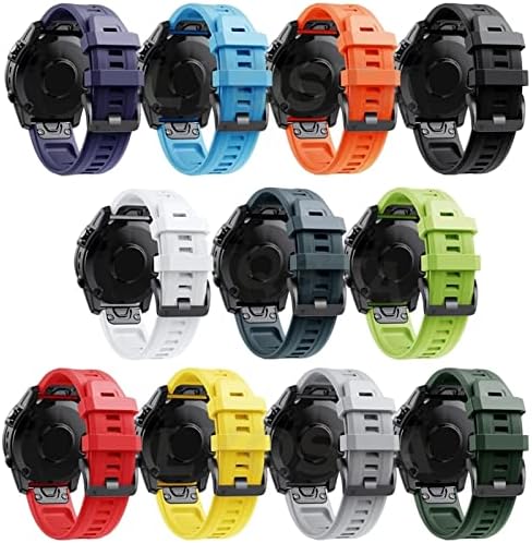 PCGV Quickfit 26 mm 22mm Smart Orinigal tiras para Garmin Fenix ​​7 7x Epix 6 6x Pro 5 5x 3HR 945 Silicone Smartwatch Watch Bands Bracelet