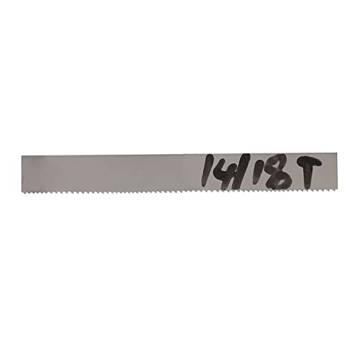IMACHINIST S62121418 62 LONGO, 1/2 de largura, 0,025 de espessura, banda bi-metal Blades para dentes variáveis ​​de metal