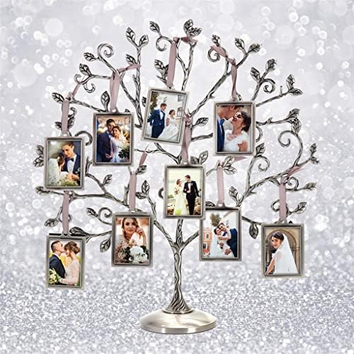 BHVXW Family Tree Picture Frame Hold 9 Fotos penduradas para o aniversário Mãe Pai dia Presentes de Natal