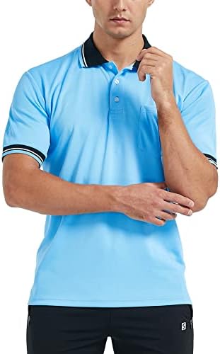 FITST4 Camisa de pólo de manga curta/árbitro de softball Jersey/árbitro uniforme - dimensionado para protetor de peito