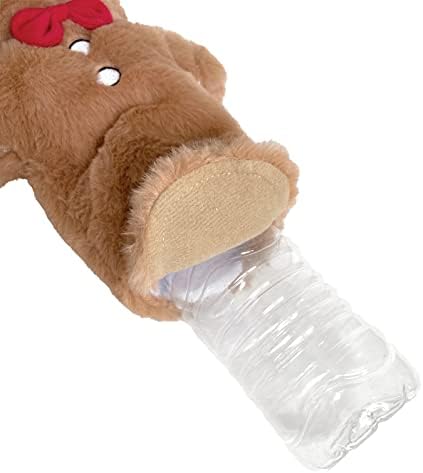 Foufit Holiday Cuddle Plush Cruncher Toy para cães, boneco de neve
