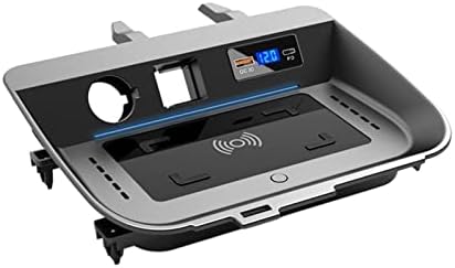 15W Qi Car Charger Wireless Telefone celular Titular compatível com Toyota Rav4 Rav-4 Compatível para Vetlanda XA50 2019 2020 Placa de carregamento de telefone