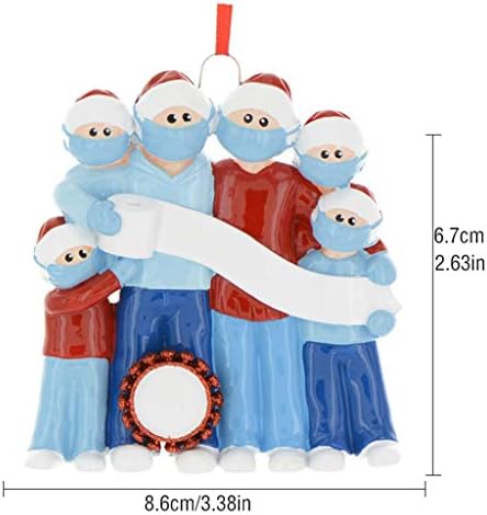 Garland para lareira para lareira Família de Natal personalizada 3pcs decorações sobreviveram férias de ornamento 2020 de decoração