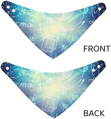 Pet Bandana Math-Fysics-Formulas Soft Puppy Cat Lengable Diário Lenço Diário Médio